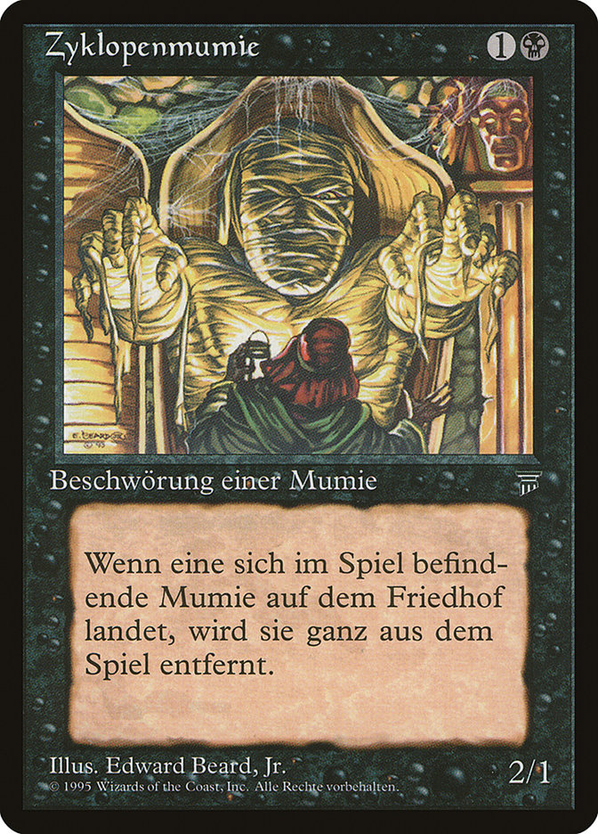 Cyclopean Mummy (German) - "Zyklopenmumie" [Renaissance] | Golgari Games