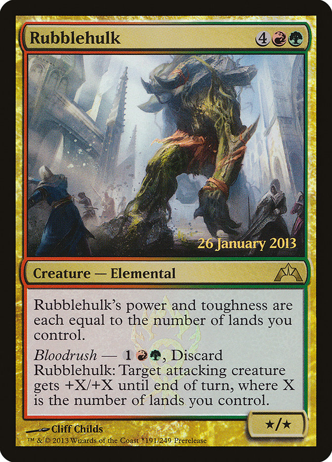 Rubblehulk [Gatecrash Prerelease Promos] | Golgari Games