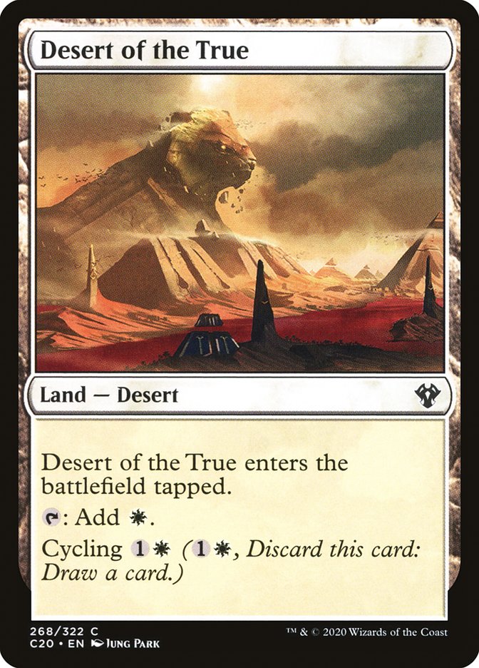 Desert of the True [Commander 2020] | Golgari Games