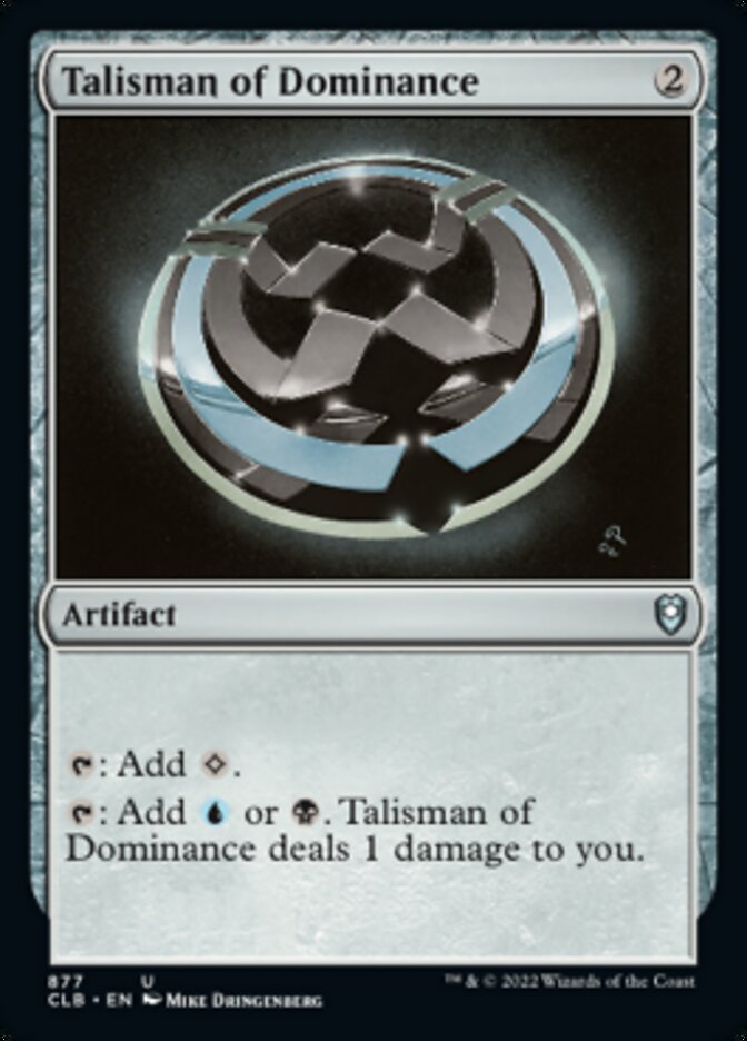 Talisman of Dominance [Commander Legends: Battle for Baldur's Gate] | Local Legends
