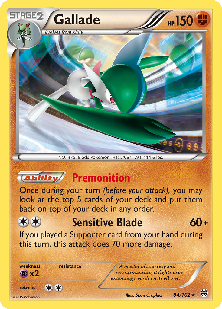 Gallade (84/162) [XY: BREAKthrough] | Golgari Games