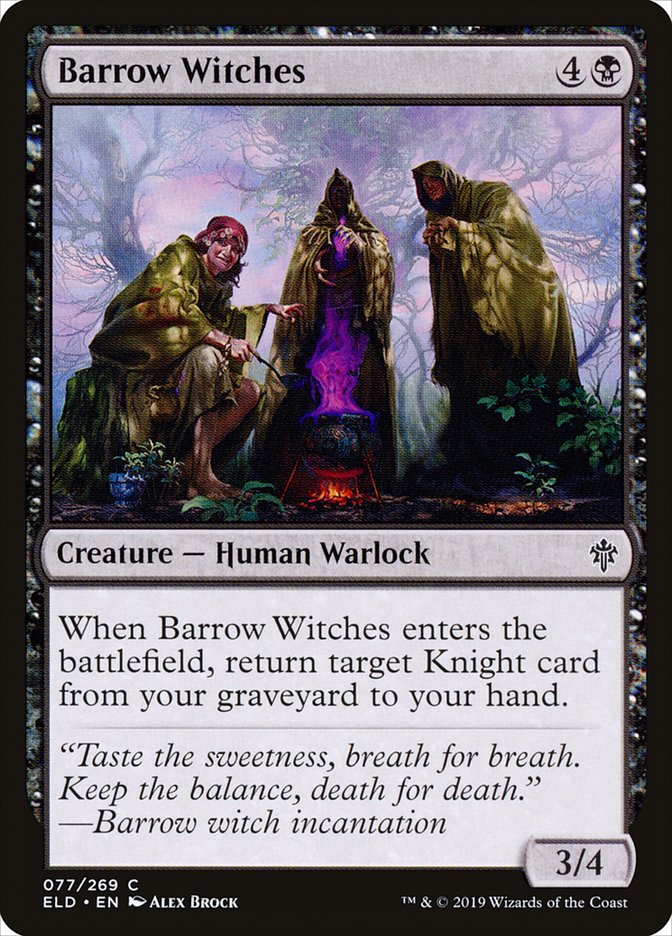 Barrow Witches [Throne of Eldraine] | Golgari Games