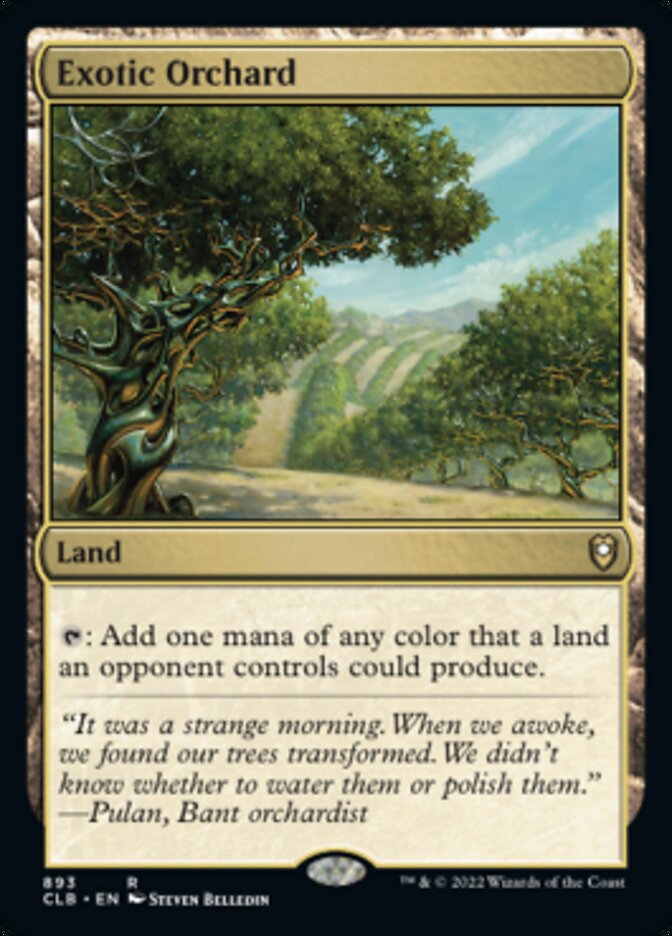 Exotic Orchard [Commander Legends: Battle for Baldur's Gate] | Local Legends