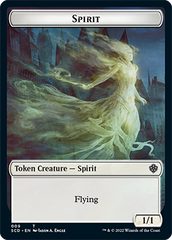 Bird // Spirit Double-Sided Token [Starter Commander Decks] | Local Legends