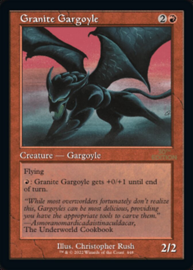 Granite Gargoyle (Retro) [30th Anniversary Edition] | Local Legends