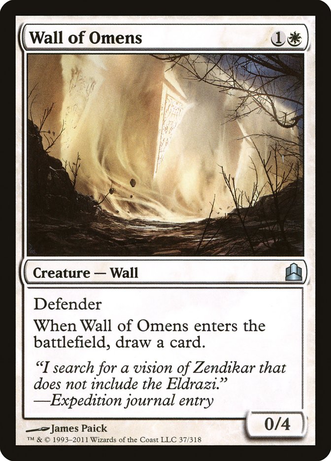 Wall of Omens [Commander 2011] | Local Legends