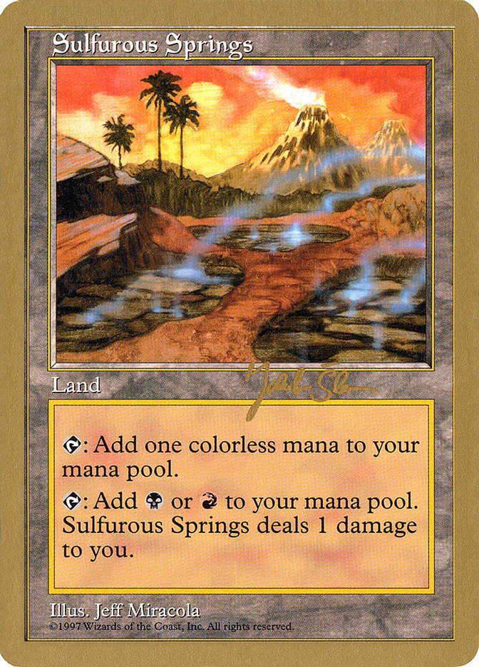 Sulfurous Springs (Jakub Slemr) [World Championship Decks 1997] | Golgari Games