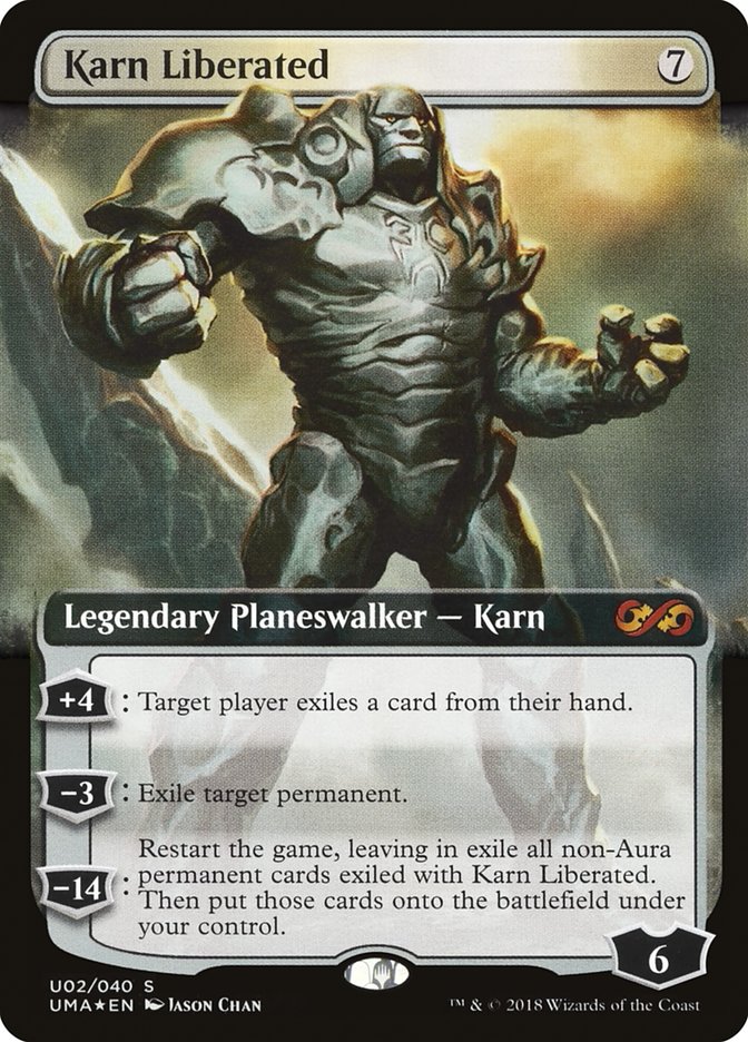 Karn Liberated (Topper) [Ultimate Masters Box Topper] | Golgari Games