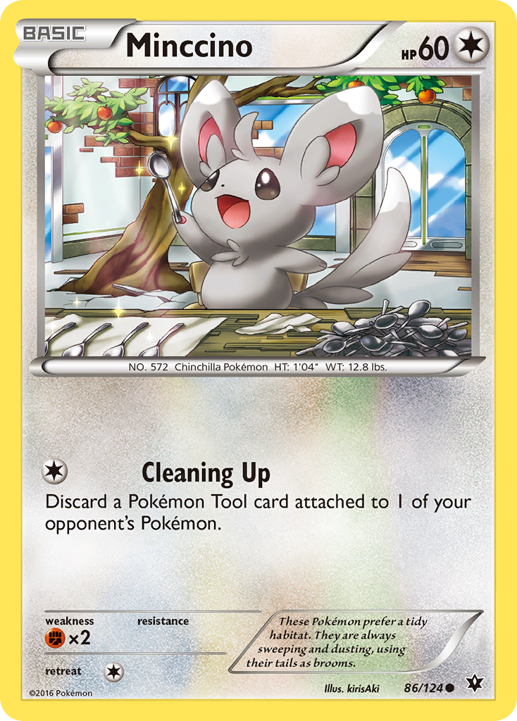 Minccino (86/124) [XY: Fates Collide] | Golgari Games