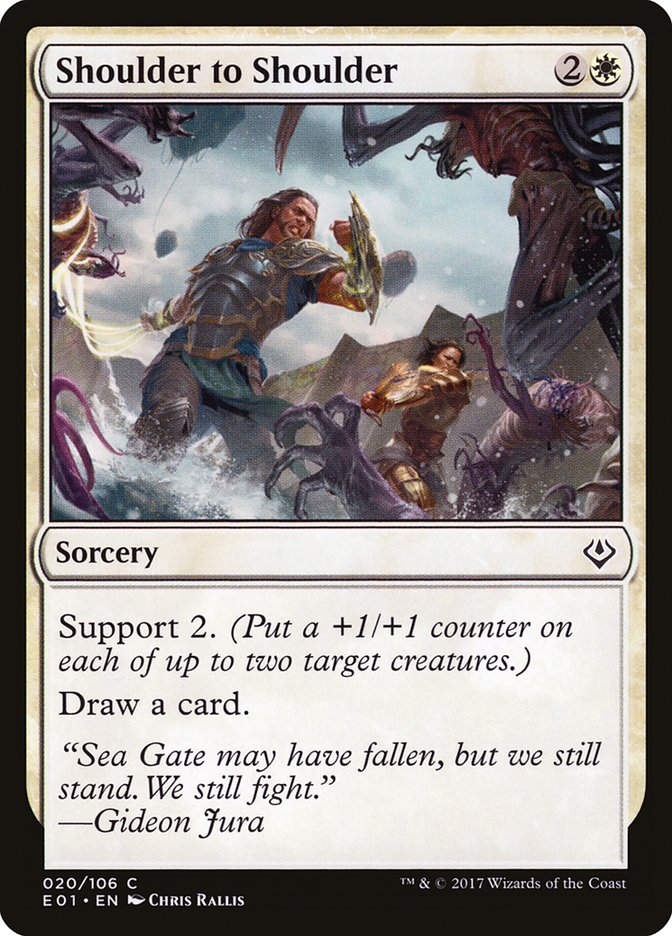 Shoulder to Shoulder [Archenemy: Nicol Bolas] | Local Legends