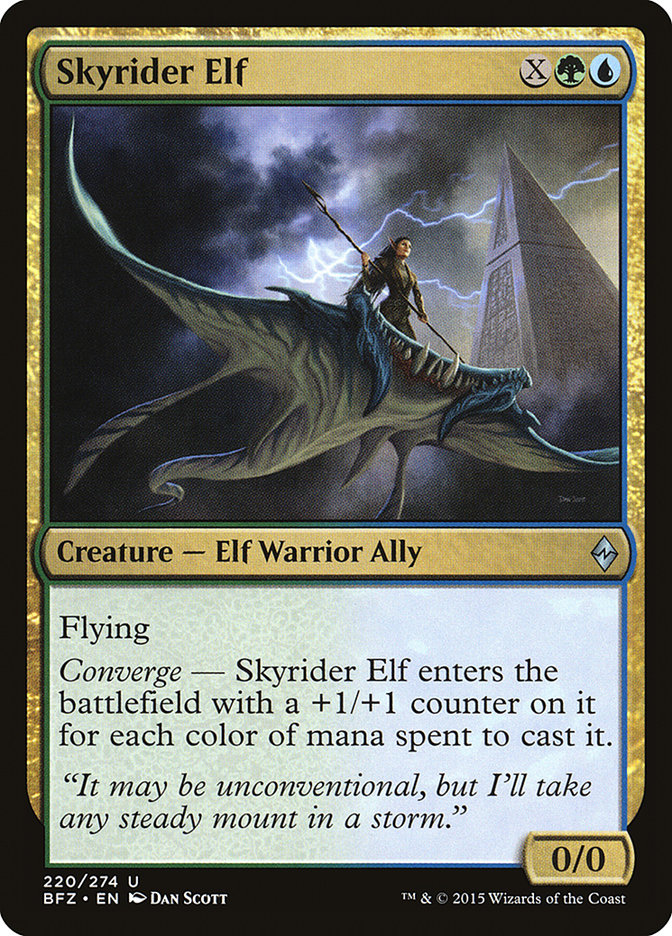 Skyrider Elf [Battle for Zendikar] | Local Legends
