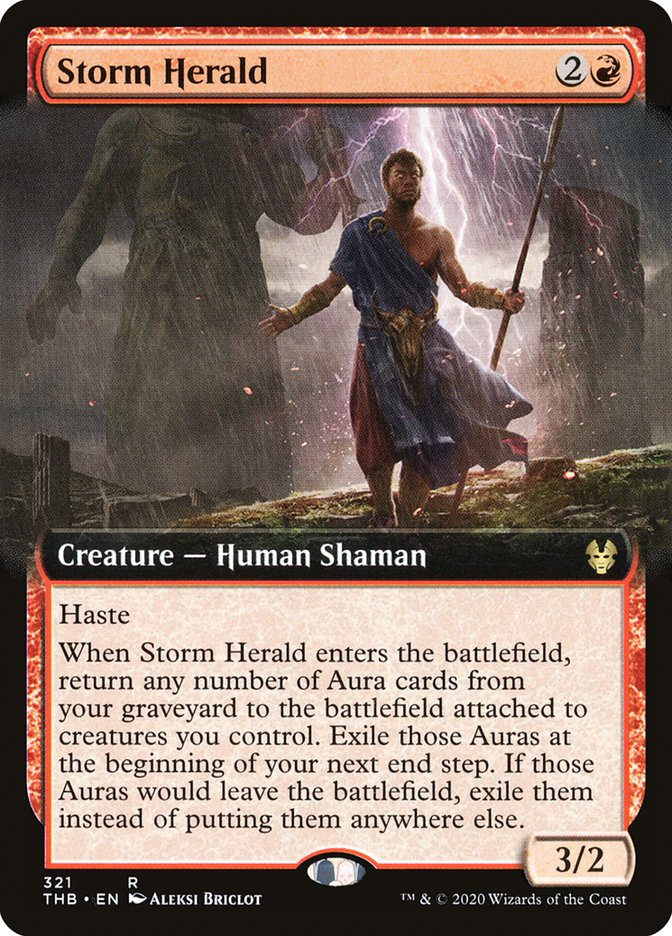 Storm Herald (Extended Art) [Theros Beyond Death] | Golgari Games