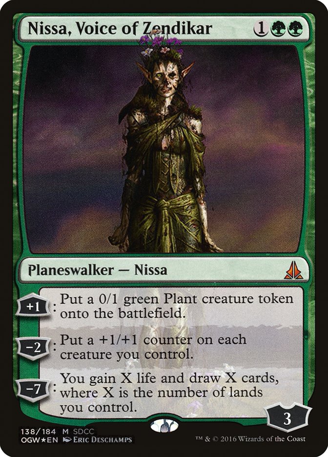 Nissa, Voice of Zendikar [San Diego Comic-Con 2016] | Golgari Games