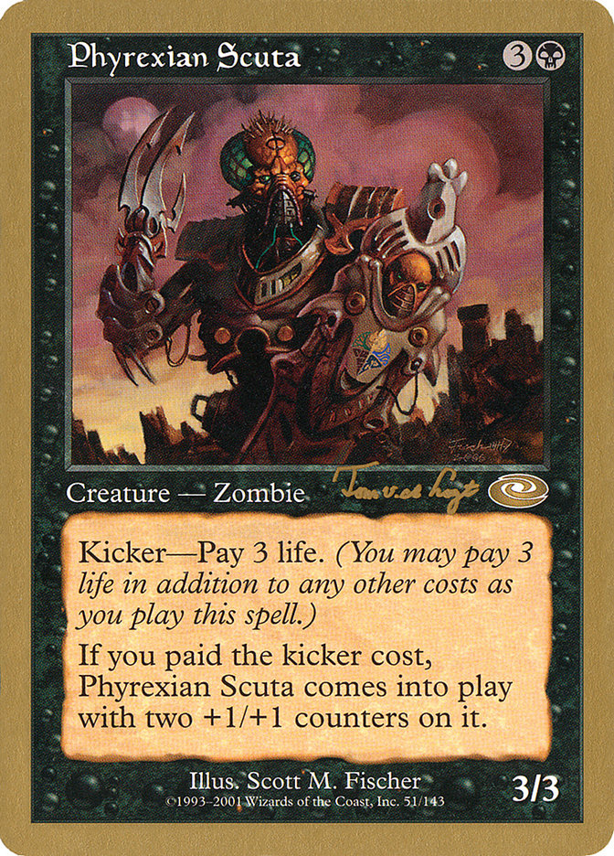 Phyrexian Scuta (Tom van de Logt) [World Championship Decks 2001] | Golgari Games