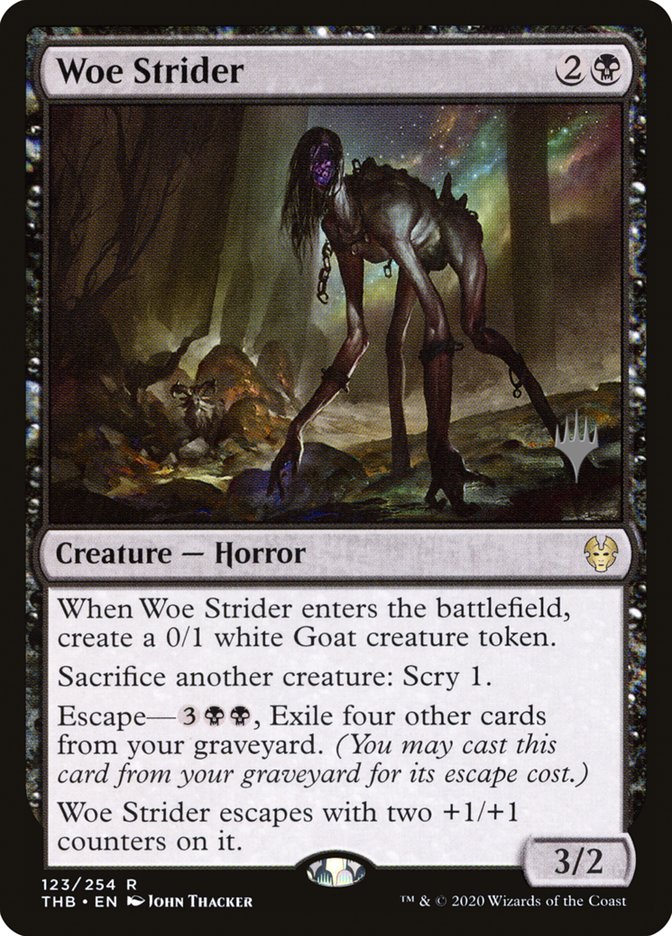 Woe Strider (Promo Pack) [Theros Beyond Death Promos] | Local Legends