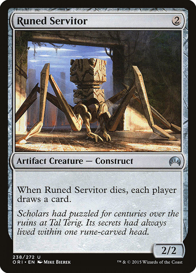 Runed Servitor [Magic Origins] | Golgari Games