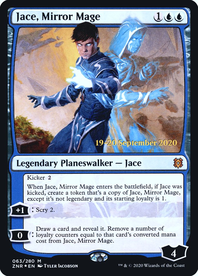 Jace, Mirror Mage [Zendikar Rising Prerelease Promos] | Golgari Games