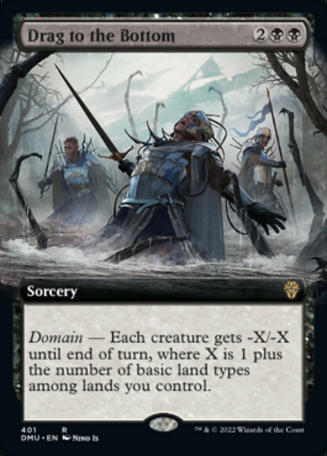 Drag to the Bottom (Extended Art) [Dominaria United] | Local Legends