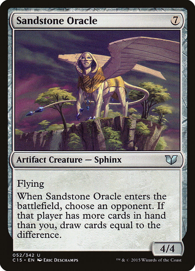 Sandstone Oracle [Commander 2015] | Golgari Games