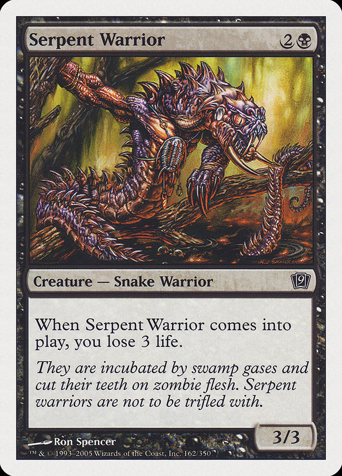 Serpent Warrior [Ninth Edition] | Golgari Games