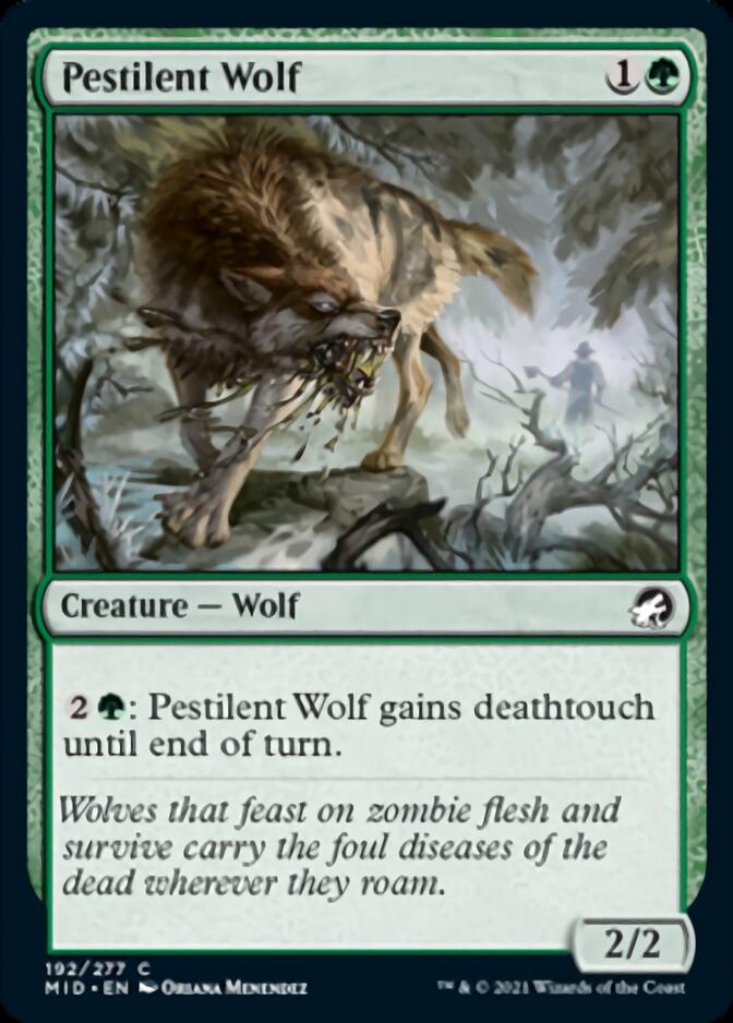 Pestilent Wolf [Innistrad: Midnight Hunt] | Golgari Games