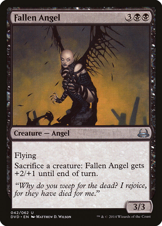 Fallen Angel (Divine vs. Demonic) [Duel Decks Anthology] | Golgari Games