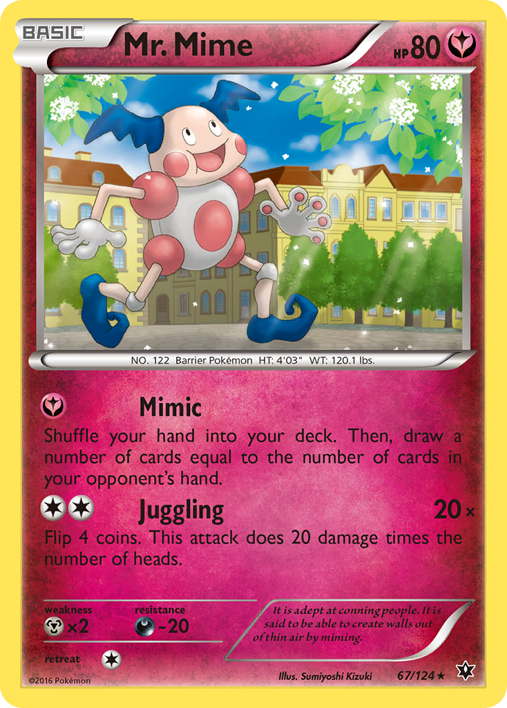 Mr. Mime (67/124) [XY: Fates Collide] | Golgari Games