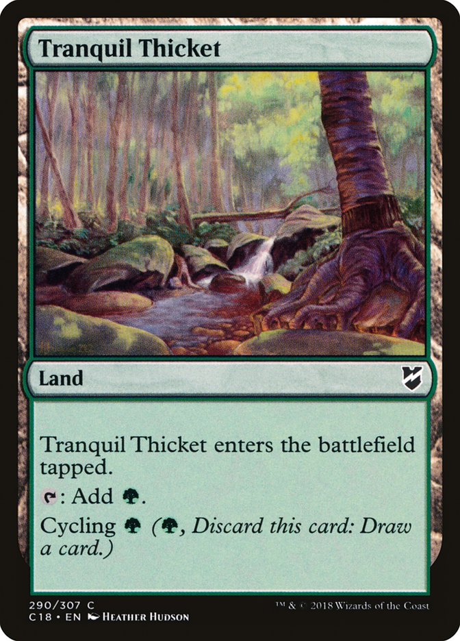 Tranquil Thicket [Commander 2018] | Golgari Games