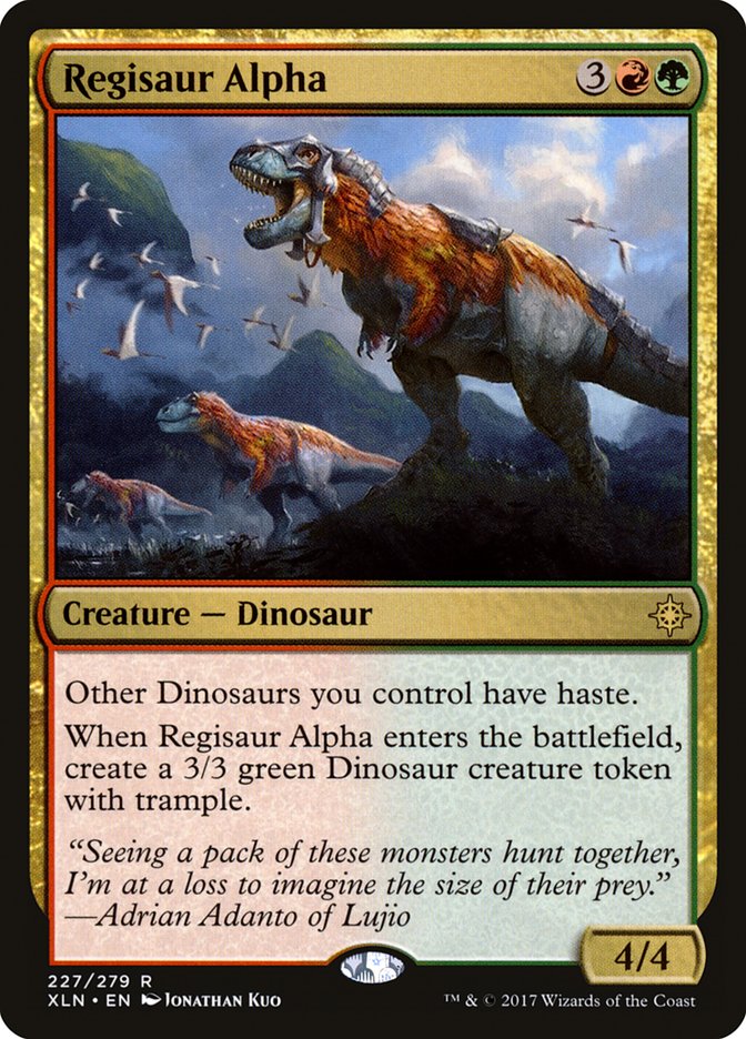 Regisaur Alpha [Ixalan] | Golgari Games