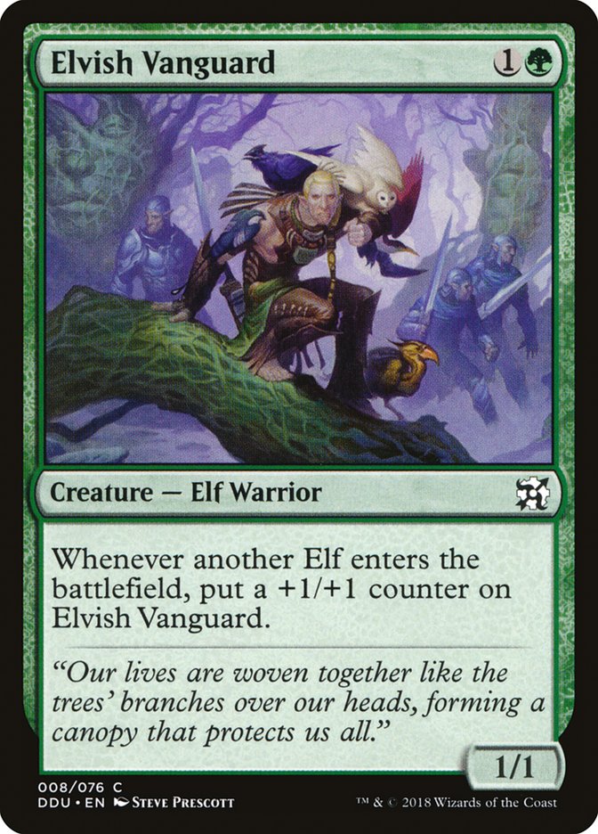 Elvish Vanguard [Duel Decks: Elves vs. Inventors] | Golgari Games