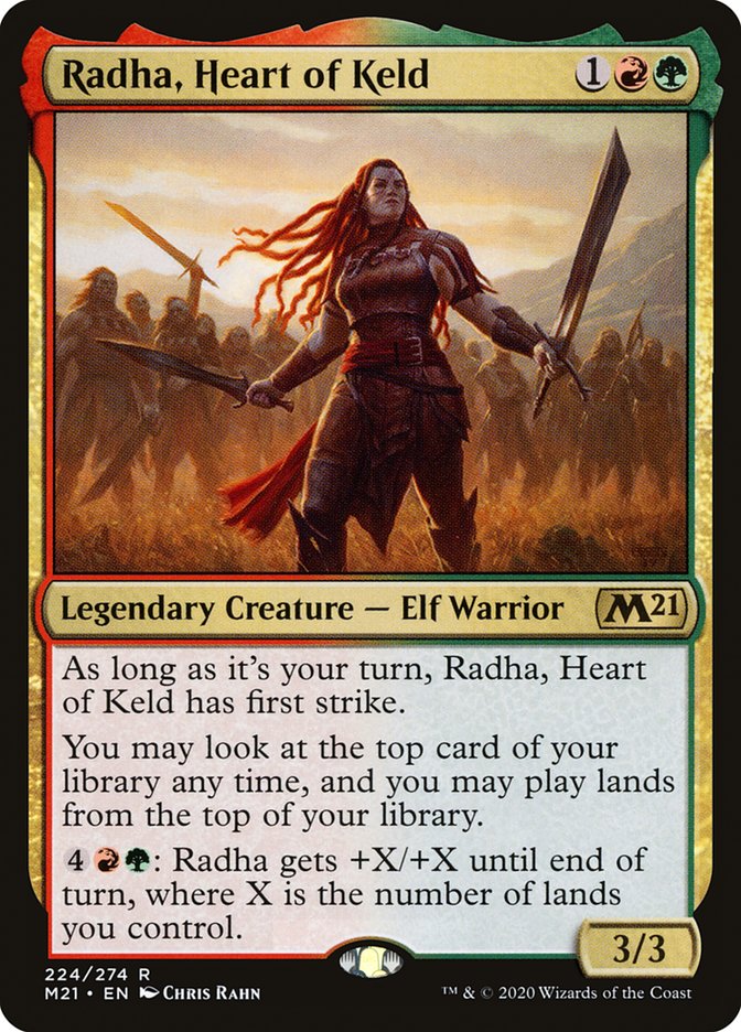 Radha, Heart of Keld [Core Set 2021] | Local Legends