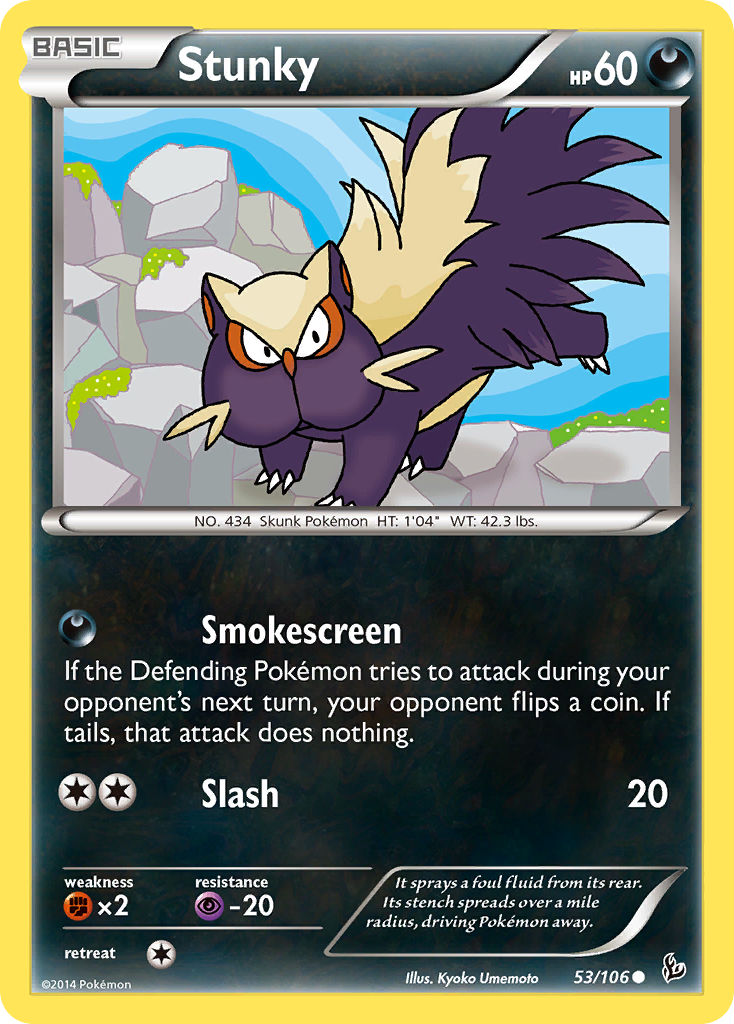 Stunky (53/106) [XY: Flashfire] | Golgari Games