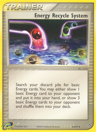 Energy Recycle System (84/97) [EX: Dragon] | Golgari Games