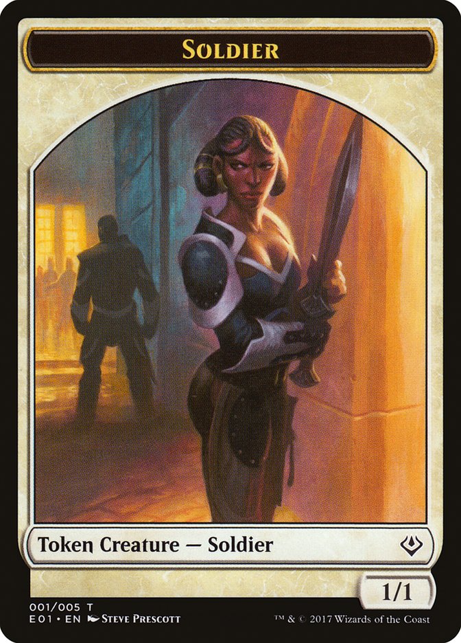 Soldier Token [Archenemy: Nicol Bolas Tokens] | Local Legends