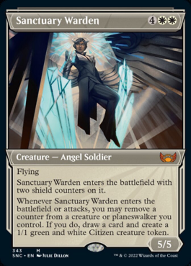 Sanctuary Warden (Showcase Art Deco) [Streets of New Capenna] | Golgari Games