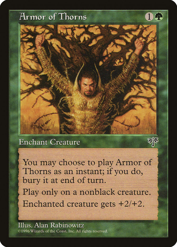 Armor of Thorns [Mirage] | Golgari Games