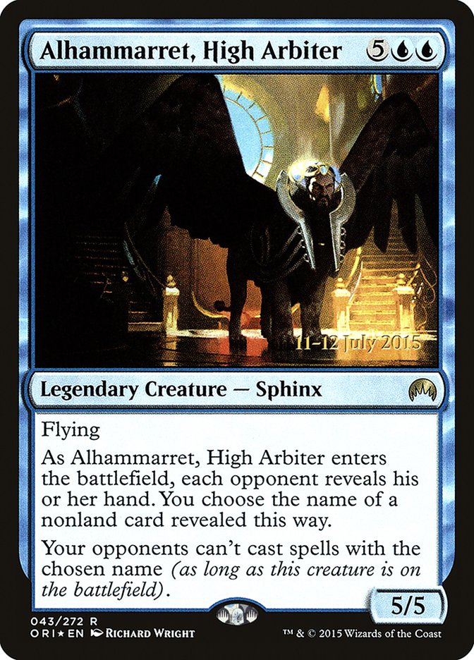 Alhammarret, High Arbiter [Magic Origins Prerelease Promos] | Local Legends