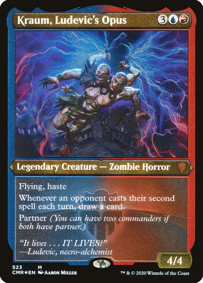 Kraum, Ludevic's Opus (Etched) [Commander Legends] | Local Legends