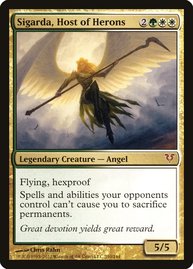 Sigarda, Host of Herons [Avacyn Restored] | Golgari Games