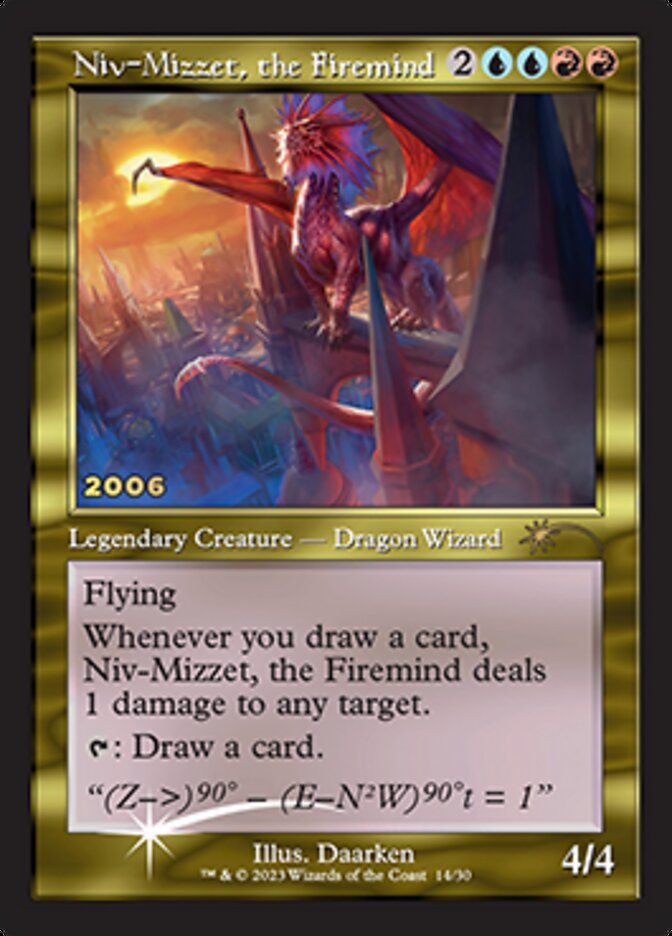 Niv-Mizzet, the Firemind [30th Anniversary Promos] | Local Legends