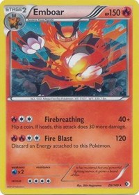 Emboar (26/149) (Cosmos Holo) (Blister Exclusive) [Black & White: Boundaries Crossed] | Golgari Games