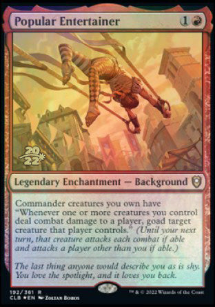 Popular Entertainer [Commander Legends: Battle for Baldur's Gate Prerelease Promos] | Golgari Games