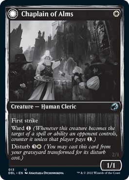 Chaplain of Alms // Chapel Shieldgeist [Innistrad: Double Feature] | Local Legends