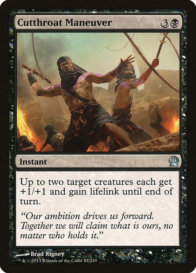 Cutthroat Maneuver [Theros] | Local Legends