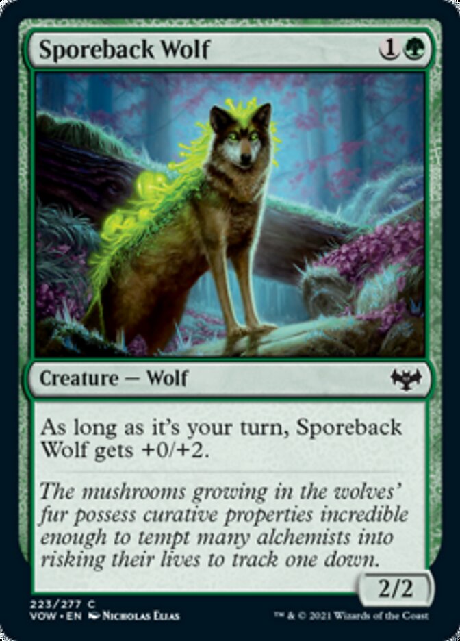 Sporeback Wolf [Innistrad: Crimson Vow] | Golgari Games