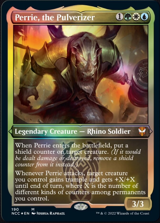 Perrie, the Pulverizer (Display Commander) [Streets of New Capenna Commander] | Golgari Games