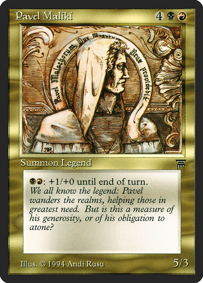 Pavel Maliki [Legends] | Local Legends