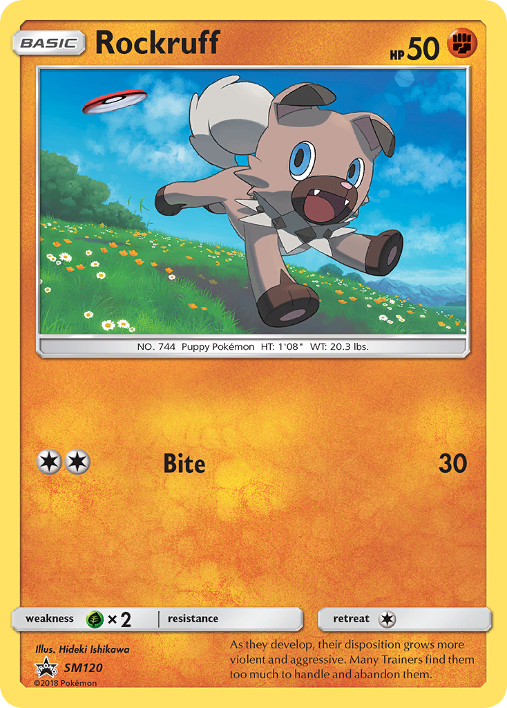 Rockruff (SM120) [Sun & Moon: Black Star Promos] | Golgari Games