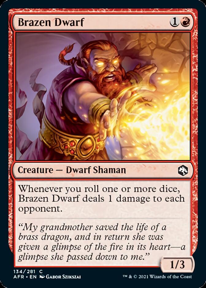 Brazen Dwarf [Dungeons & Dragons: Adventures in the Forgotten Realms] | Golgari Games