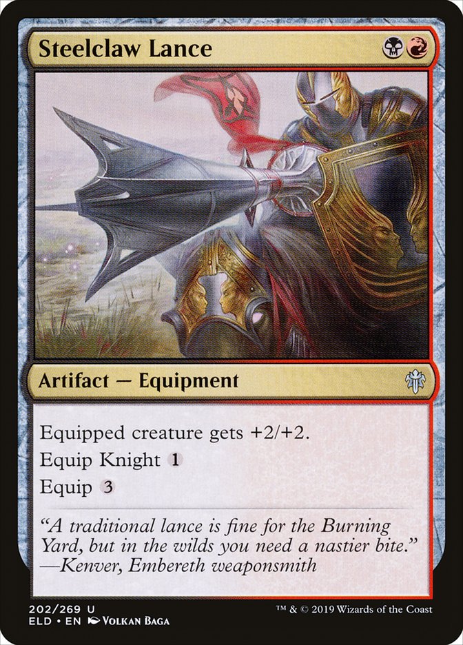 Steelclaw Lance [Throne of Eldraine] | Local Legends
